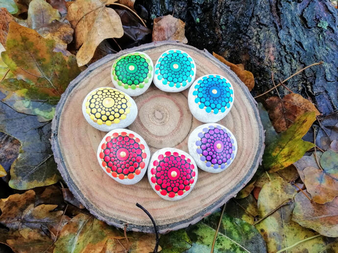 Mandala kő Mandala kő