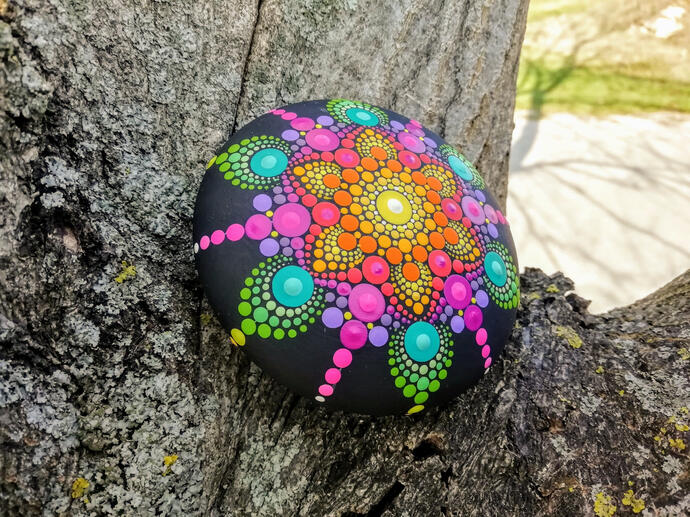 Mandala kő Mandala kő
